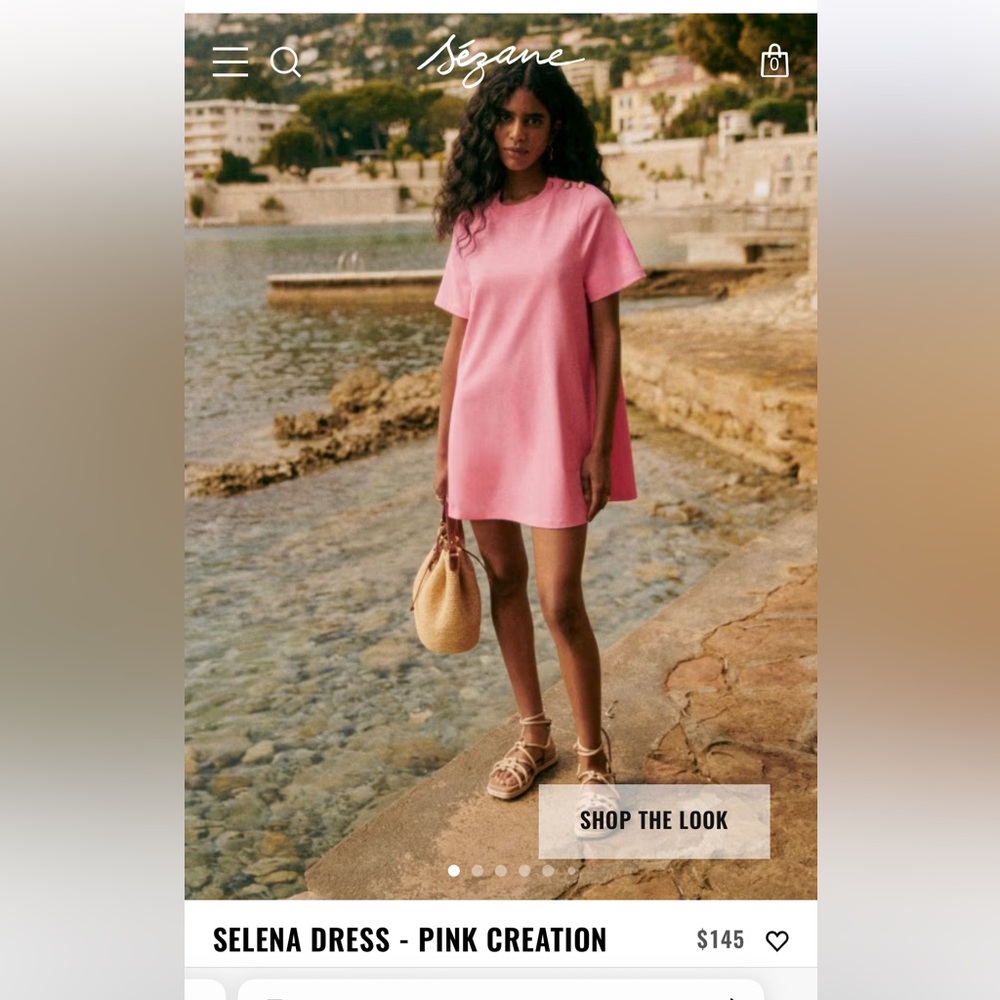 Sezane TShirt Dress